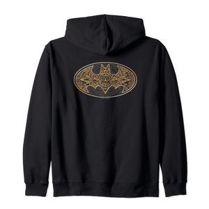 Batman Aztec Bat Logo Zip Hoodie